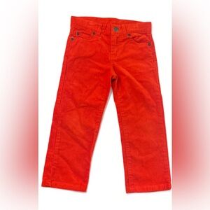 Janie and Jack Red Corduroy Pants